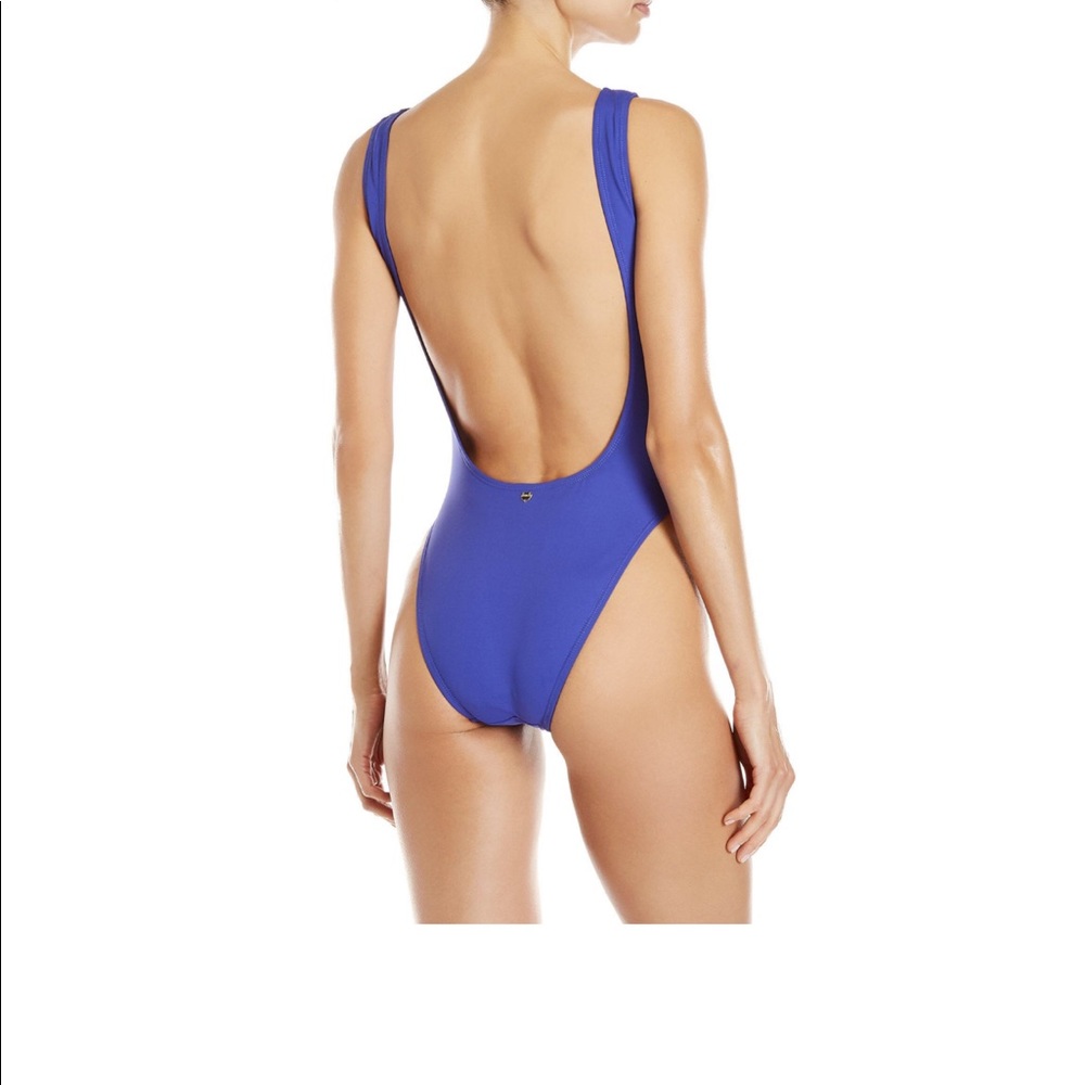 Blue One-Piece Bathing suit - Picture 2 of 4